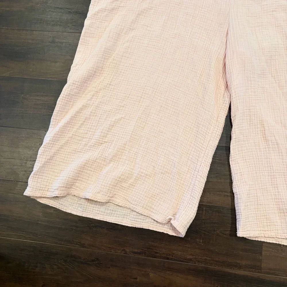 Beachwood Baby Gauze Cotton Jumpsuit Made in Italy One Size *Stain Rip* - Picture 3 of 7